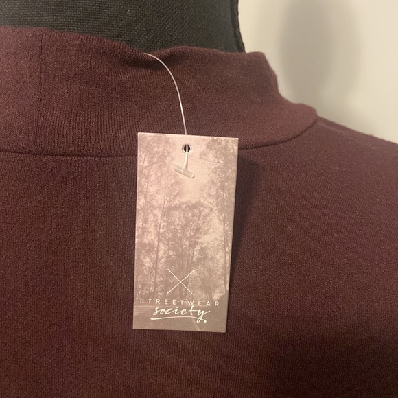 Streetwear society Burgundy Dress - Picture 5 of 6